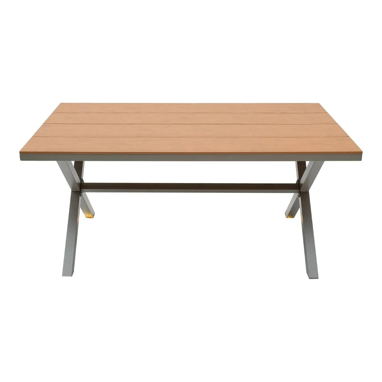 Aluminum & PVC Rectangle Shape Dinning Table