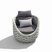The Outdoor Furniture Market 1-seater Draden outdoor sofa with weather-resistant cushions and modern design for patio seating.