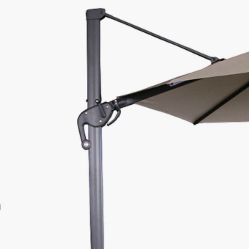 11.5ft Square Rotating Offset Patio Umbrella for Expansive Outdoor Shade