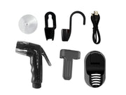 Portable Shattaf Electric Bidet Camping Shower Sprayer Pump Kits With Bucket Hand Holder Sets