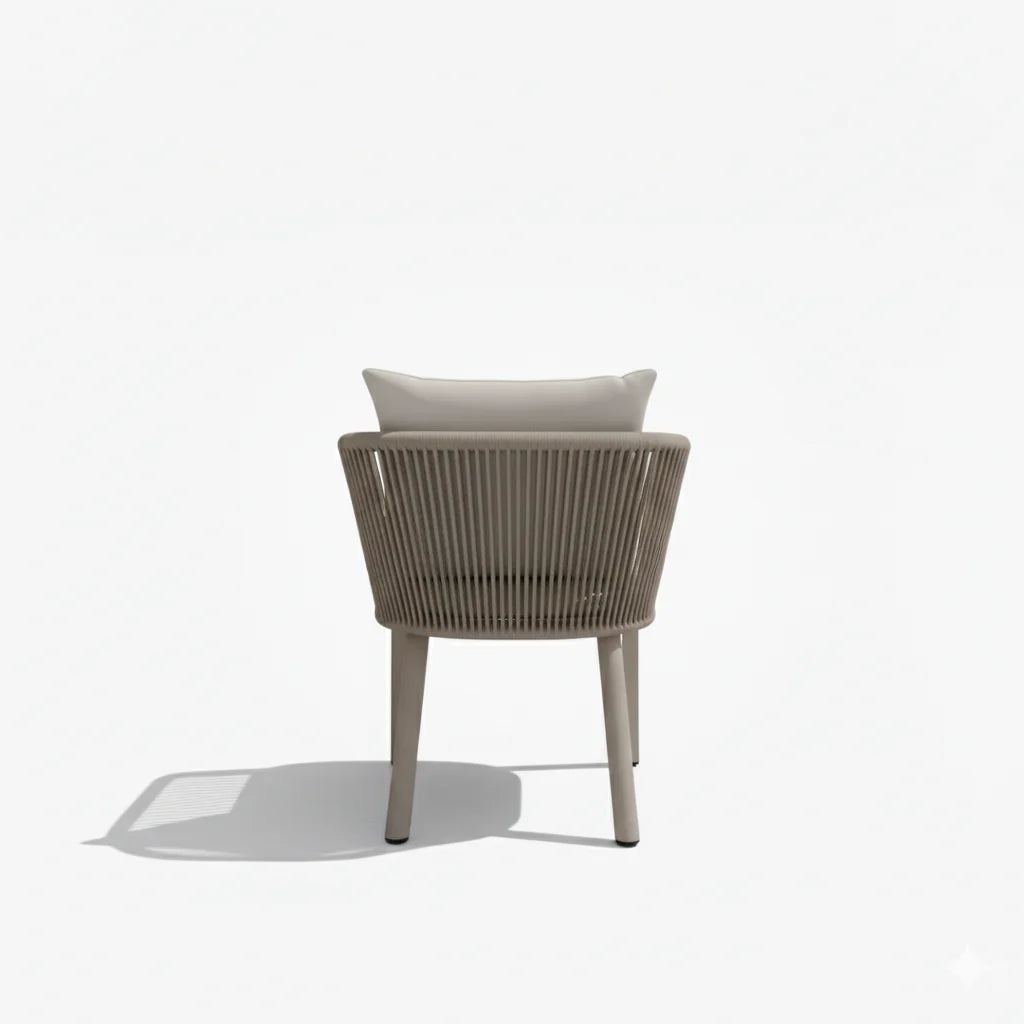 Prestige Luxury Aluminum Frame WPC Outdoor Dining Set – 6 Seater