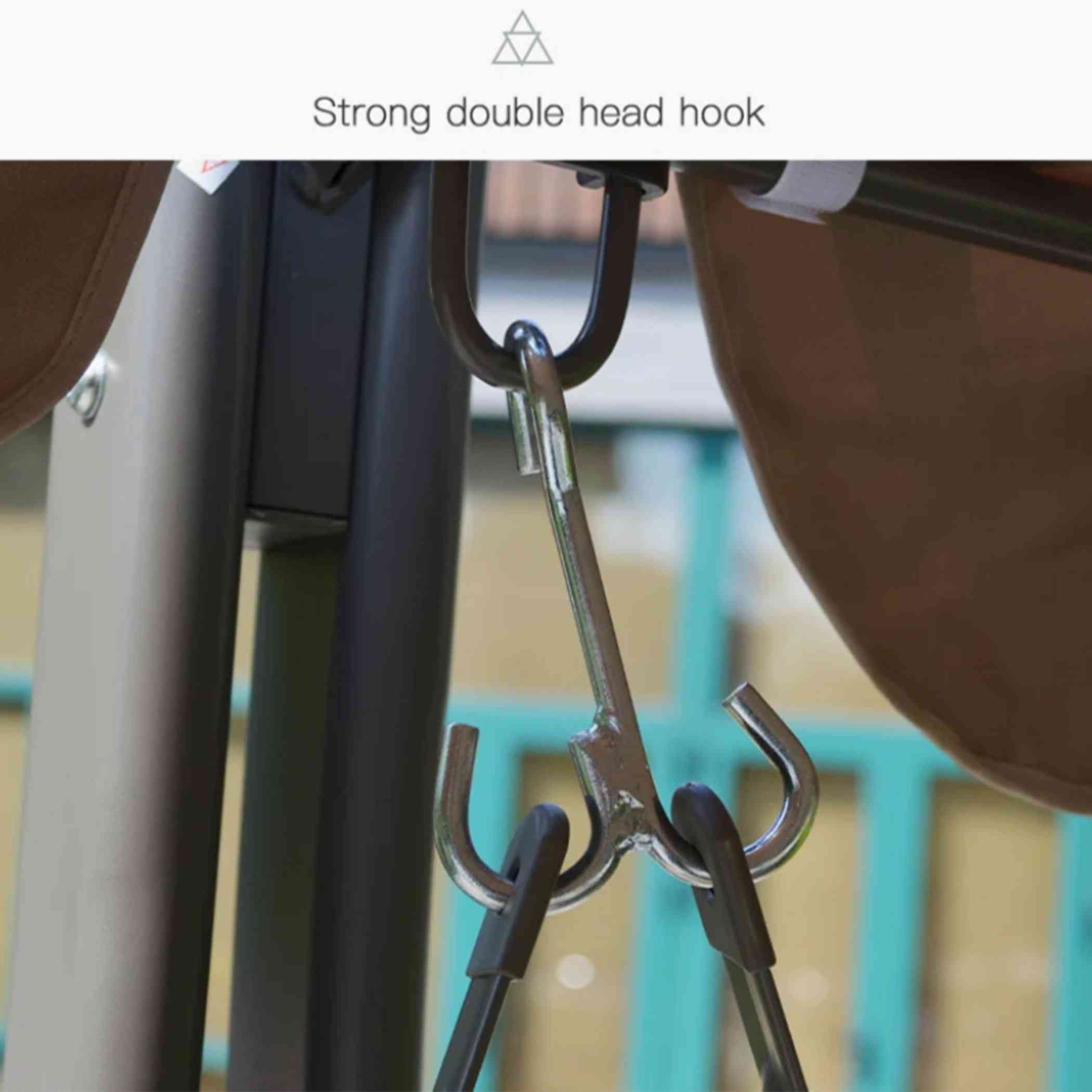3-Seater Outdoor Swing with Cushion