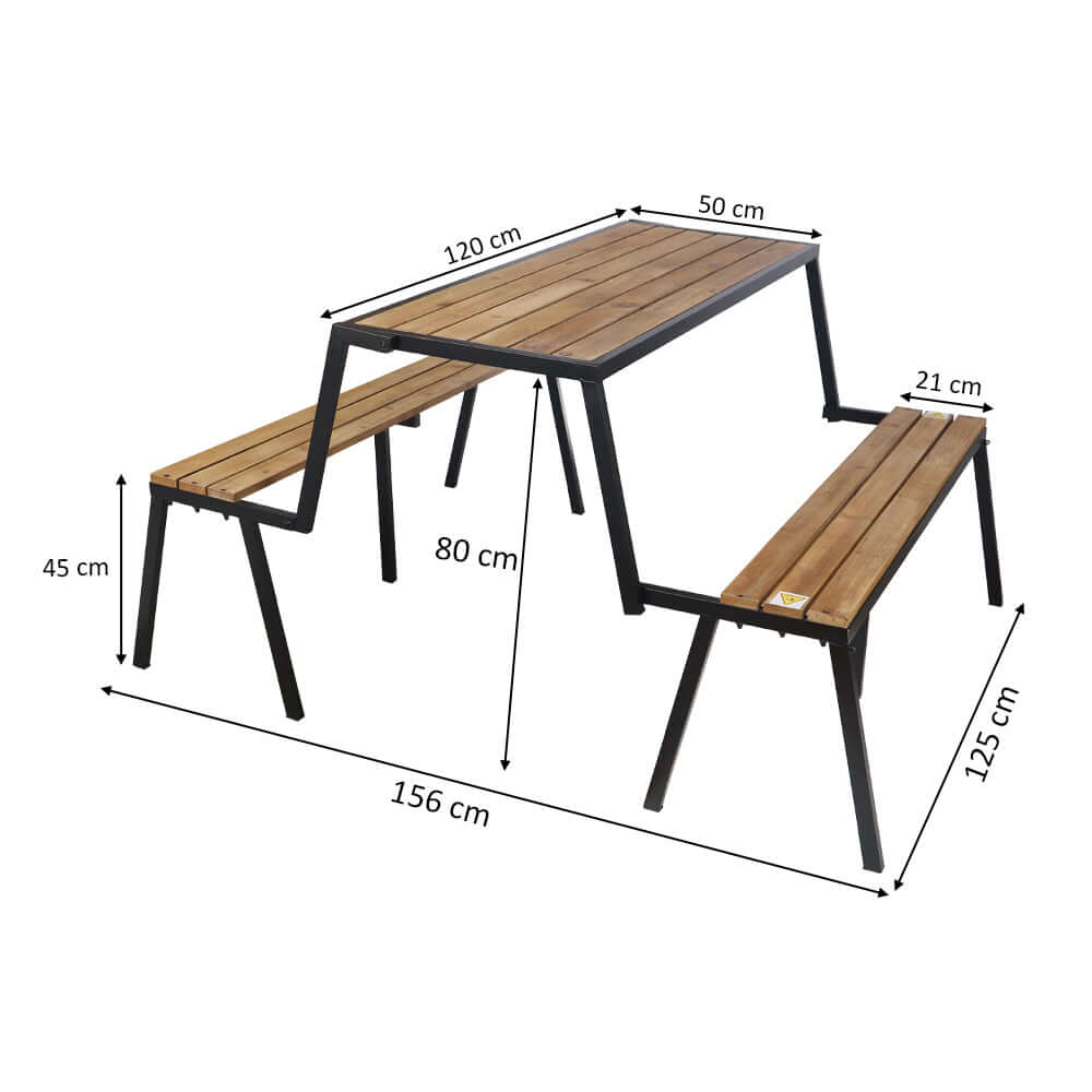 foldable picnic table bench