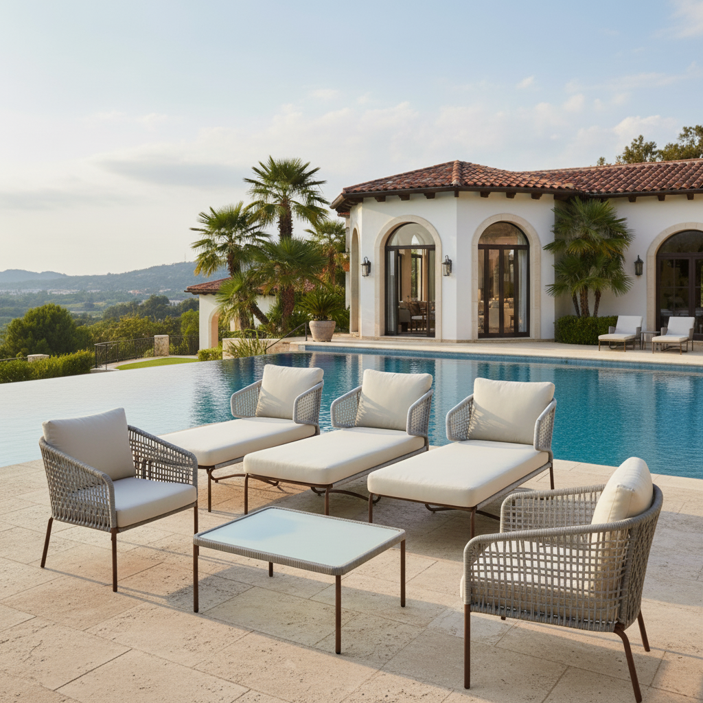 Aluminum Waterproof Sunbed – Modern, Comfortable &amp; Weather-Resistant