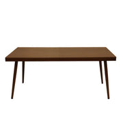 Modern Outdoor Aluminum Table with WPC Top