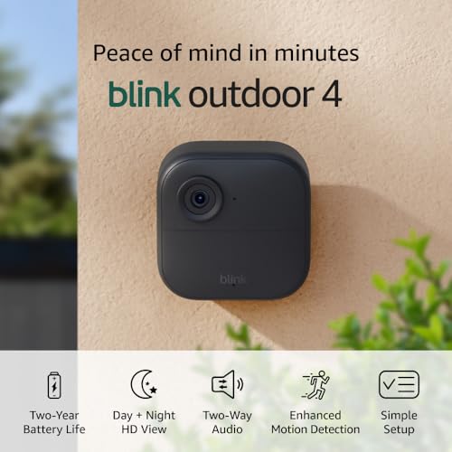 Blink Outdoor 4 Wireless Smart Security Camera, 1080p HD - The Outdoor Furniture Market 