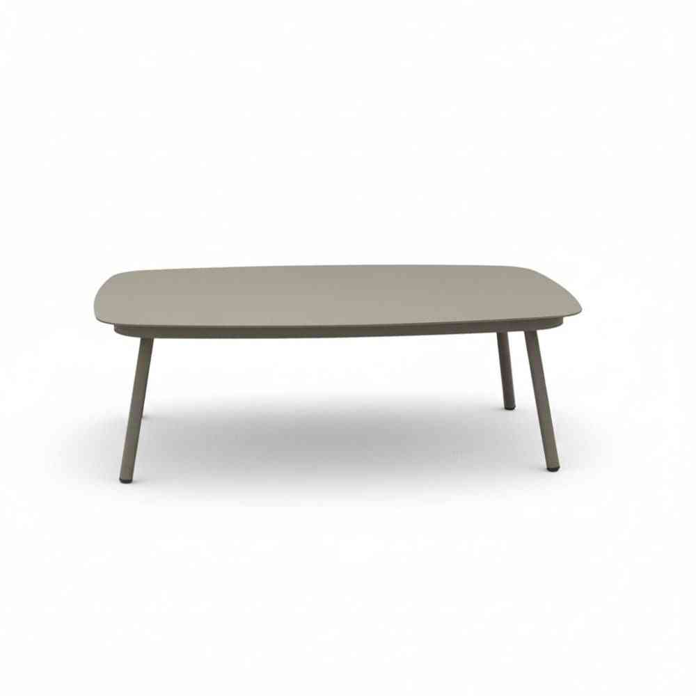 Five-seater Aura outdoor sofa set with table from The Outdoor Furniture Market, featuring plush cushions and modern design.