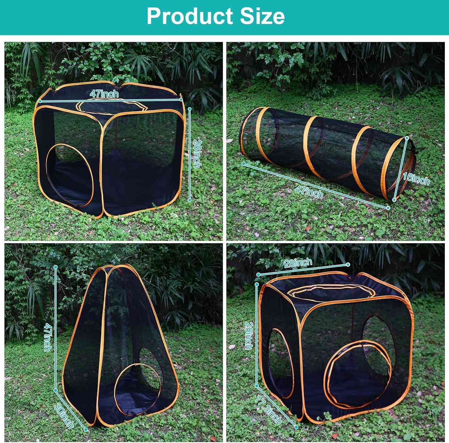 Large outdoor 6-in-1 cat and dog house with tunnel and modular design, from The Outdoor Furniture Market, for pet play and shelter.
