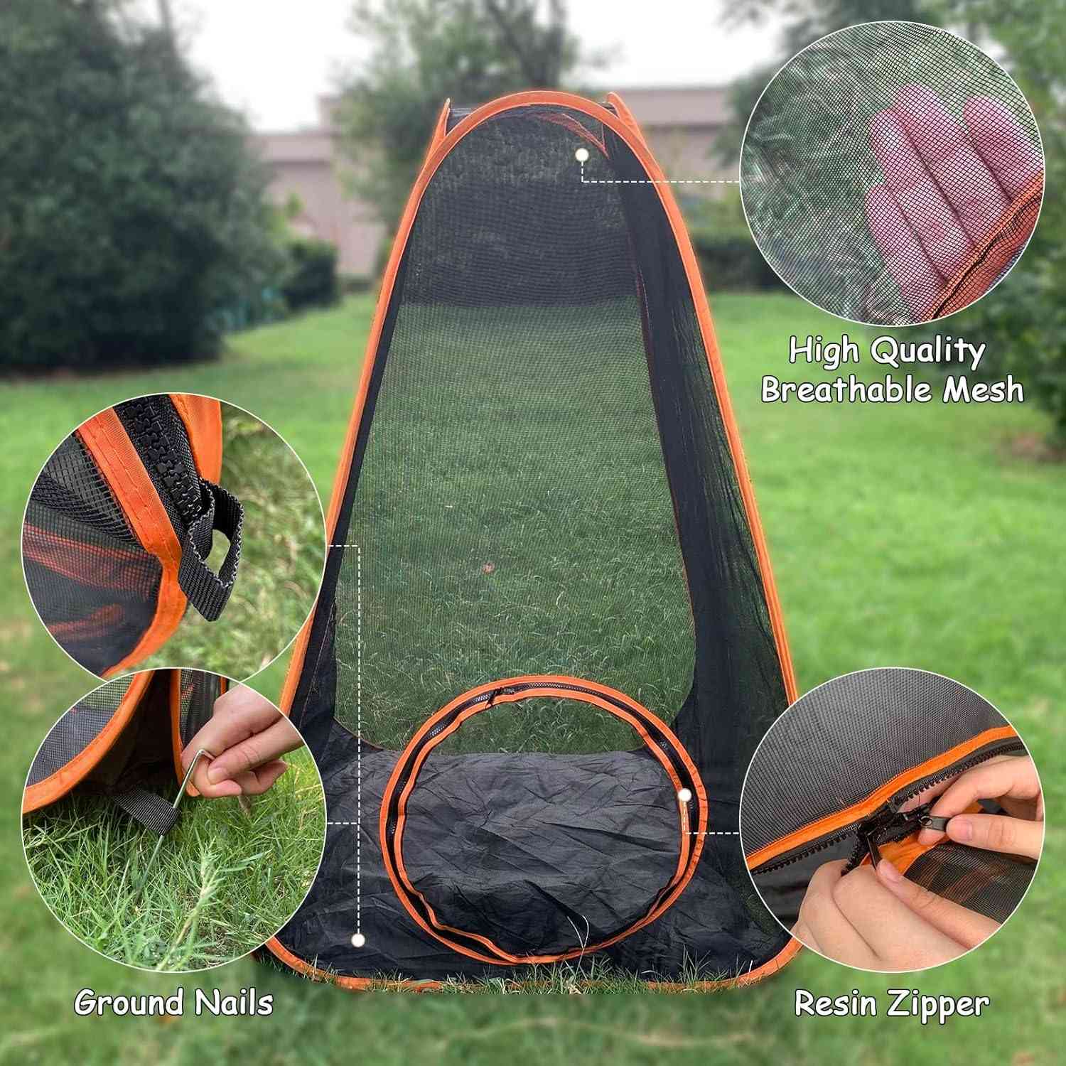 Outdoor cat enclosure with tunnel, modular pet playpen for cats and small dogs, outdoor pet essentials by The Outdoor Furniture Market