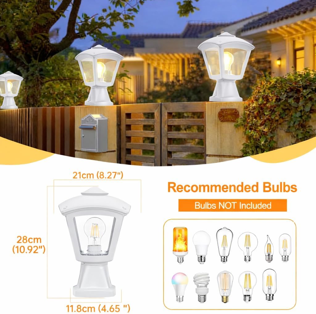 Modern Outdoor Wall Lantern - Waterproof E27 Sconce Light - The Outdoor Furniture Market 