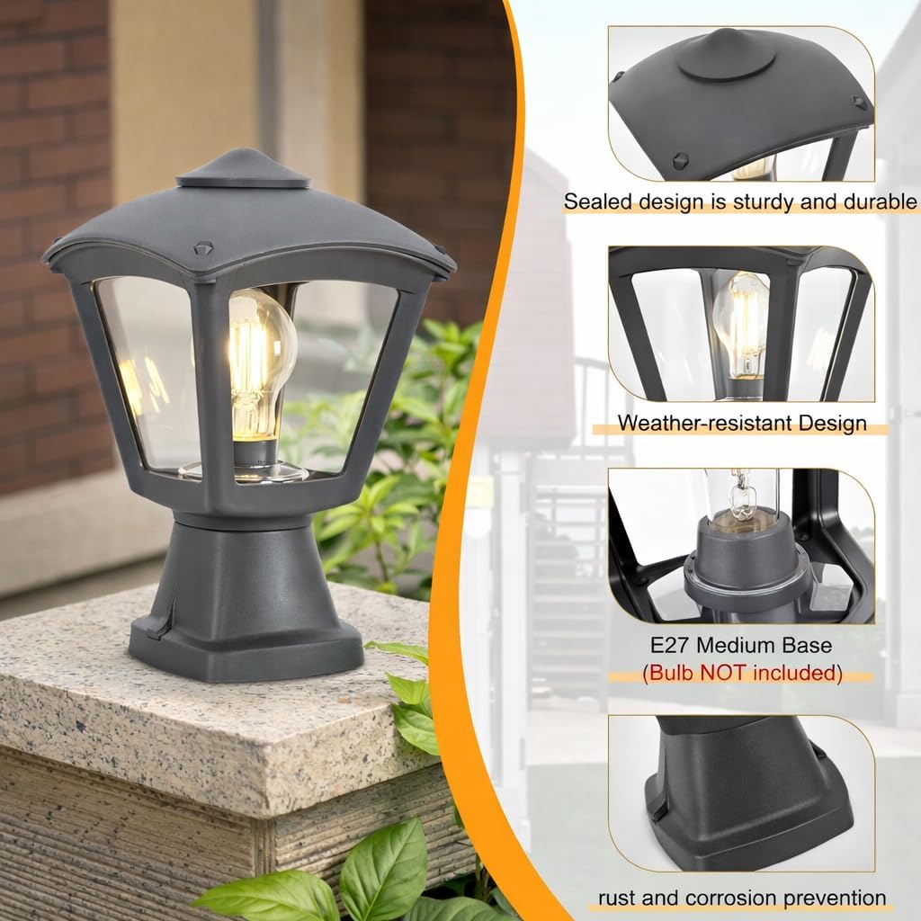 Modern Outdoor Wall Lantern - Waterproof E27 Sconce Light - The Outdoor Furniture Market 