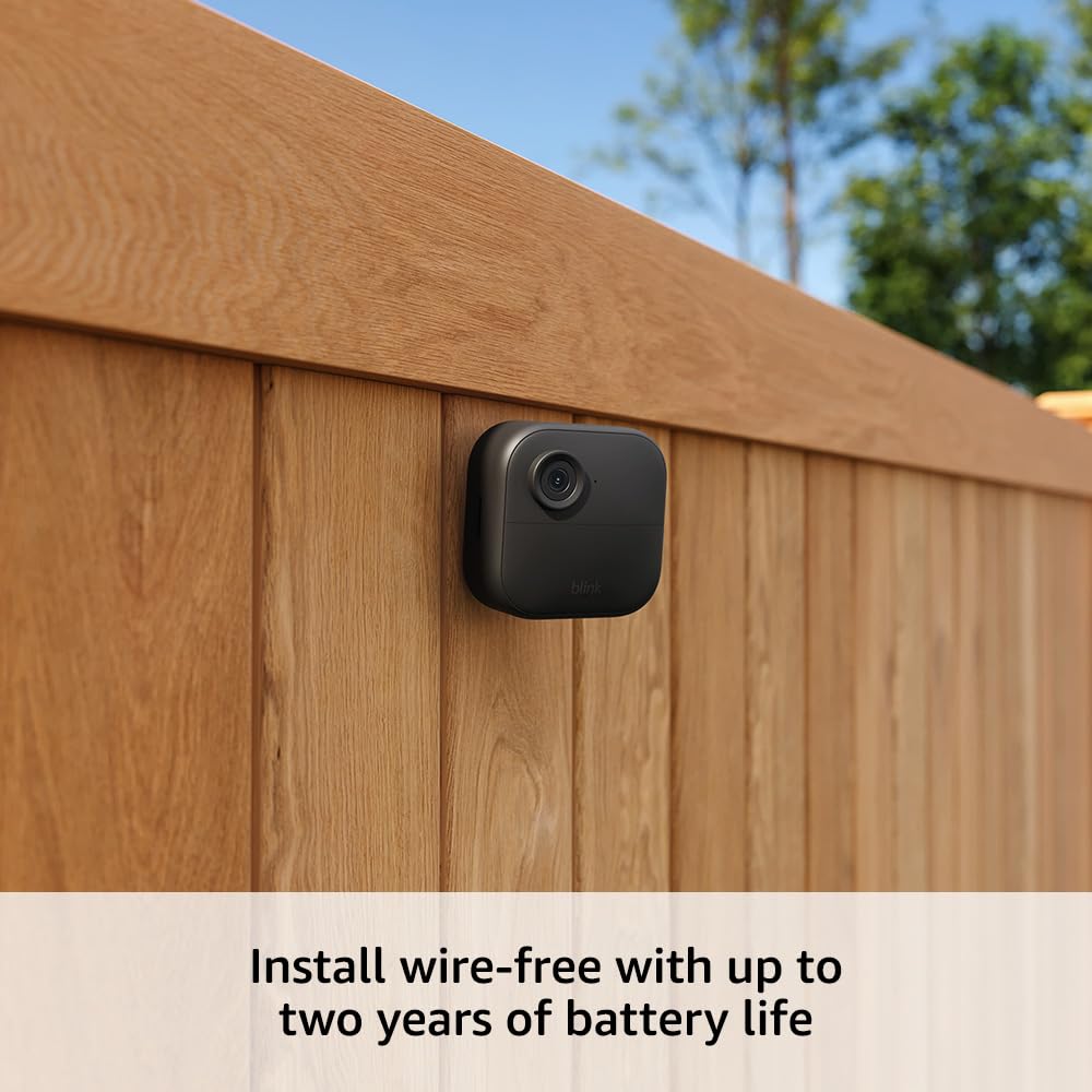 Blink Outdoor 4 Wireless Smart Security Camera, 1080p HD - The Outdoor Furniture Market 