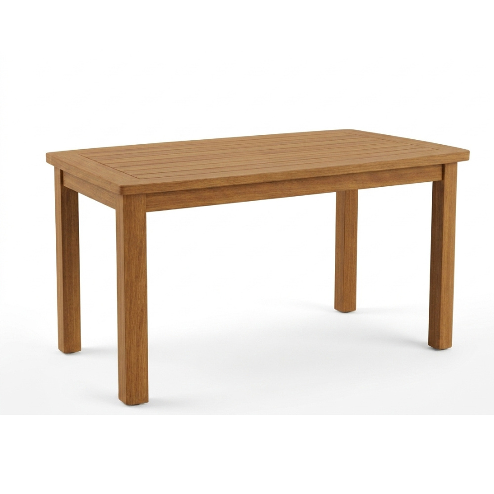 Rectangular wooden outdoor dining table from The Outdoor Furniture Market