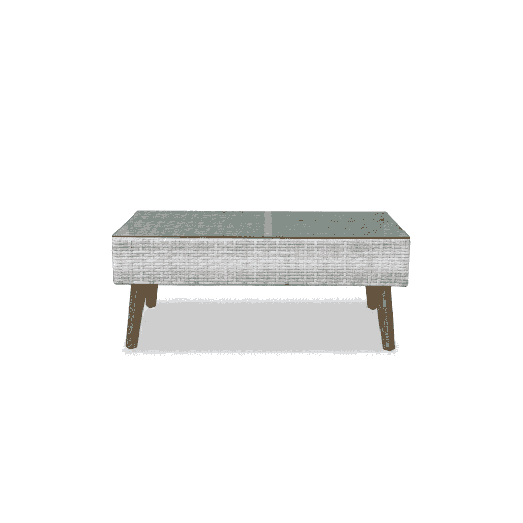 7 seater grey rattan lounge set with grey cushions, featuring a modern design by for outdoor relaxation.