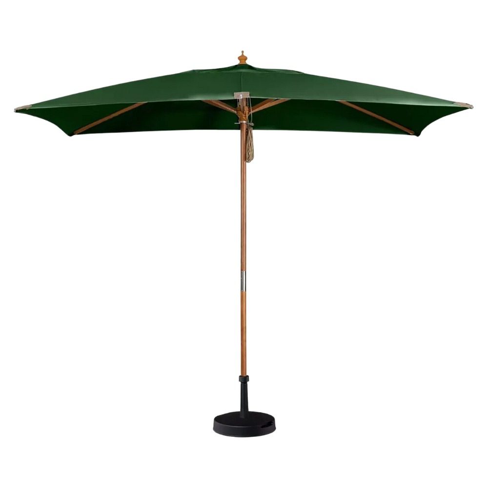 Casa Fiora Wooden Frame Stylish Umbrella - Green