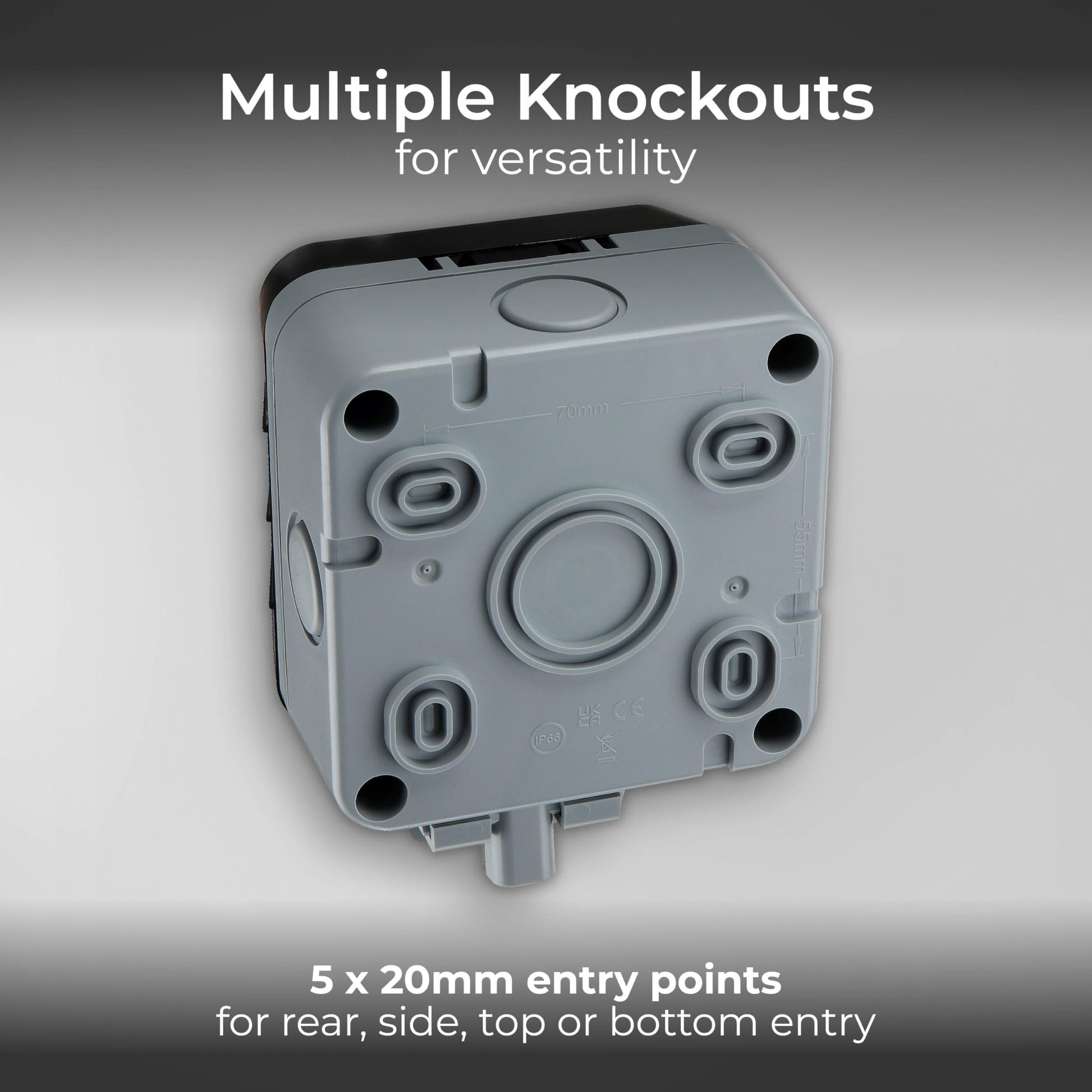Weatherproof Outdoor Power Socket - IP66 Rated 13A - The Outdoor Furniture Market 