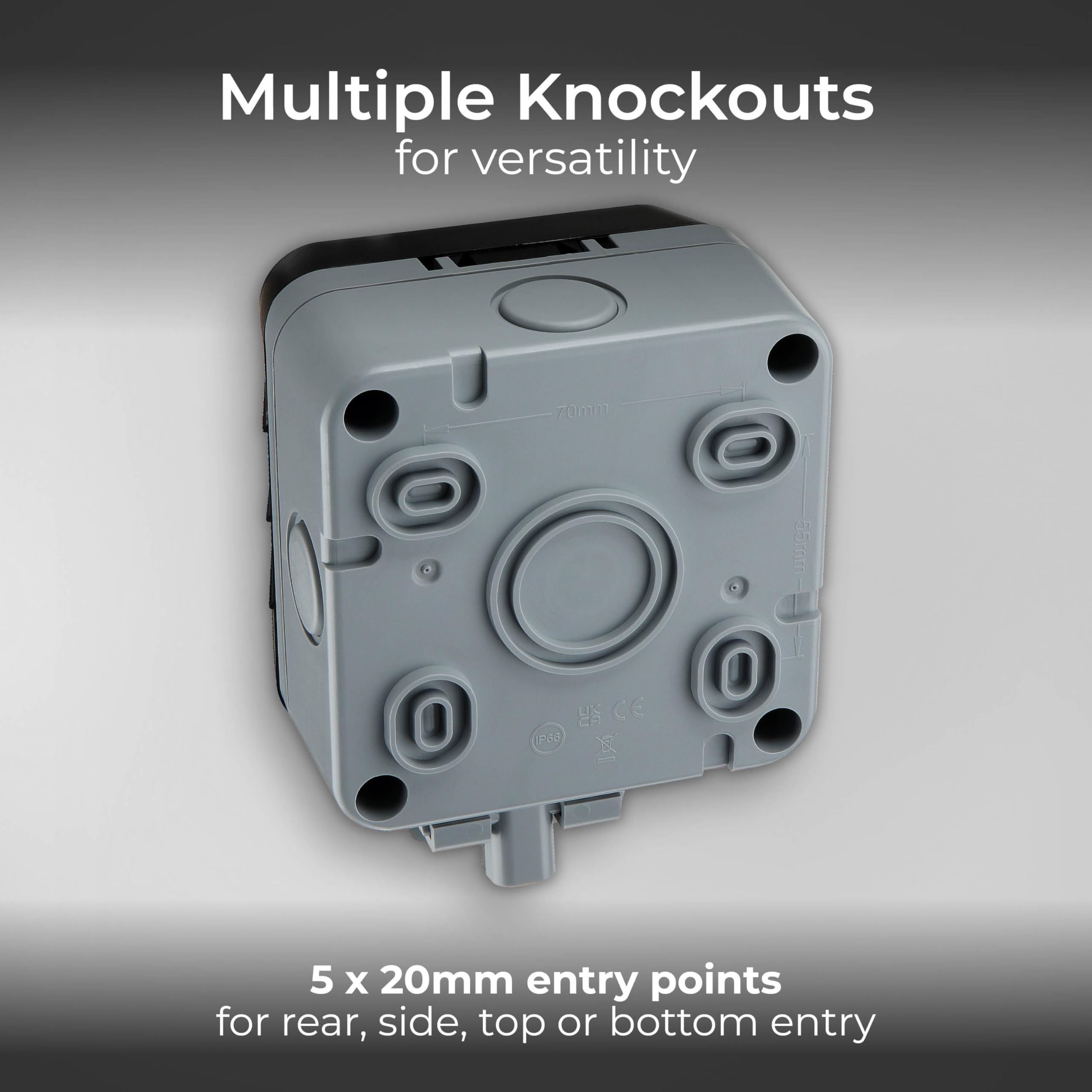 Weatherproof Outdoor Power Socket - IP66 Rated 13A - The Outdoor Furniture Market 