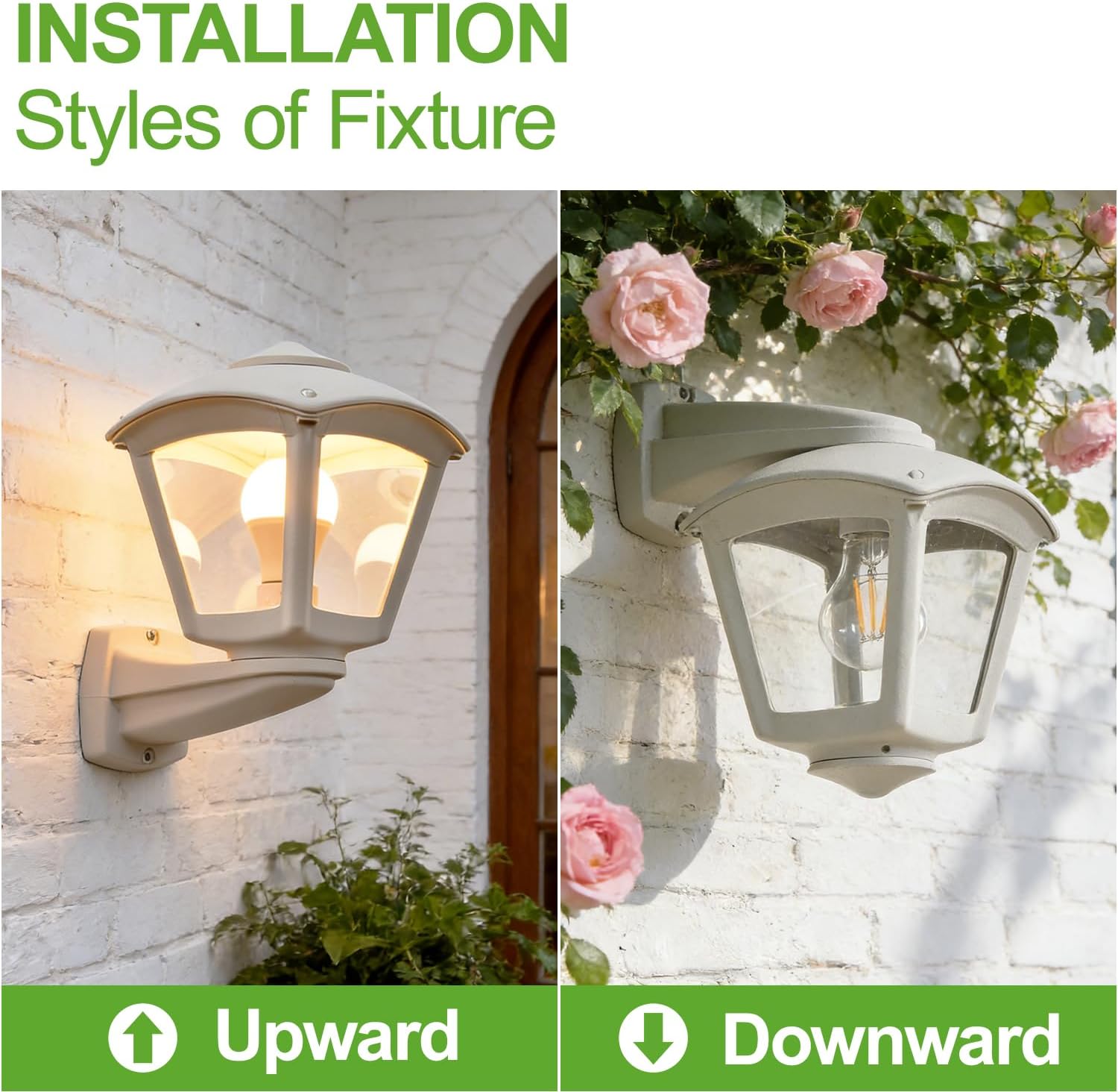 Modern Outdoor Wall Lantern - Waterproof E27 Sconce Light - The Outdoor Furniture Market 