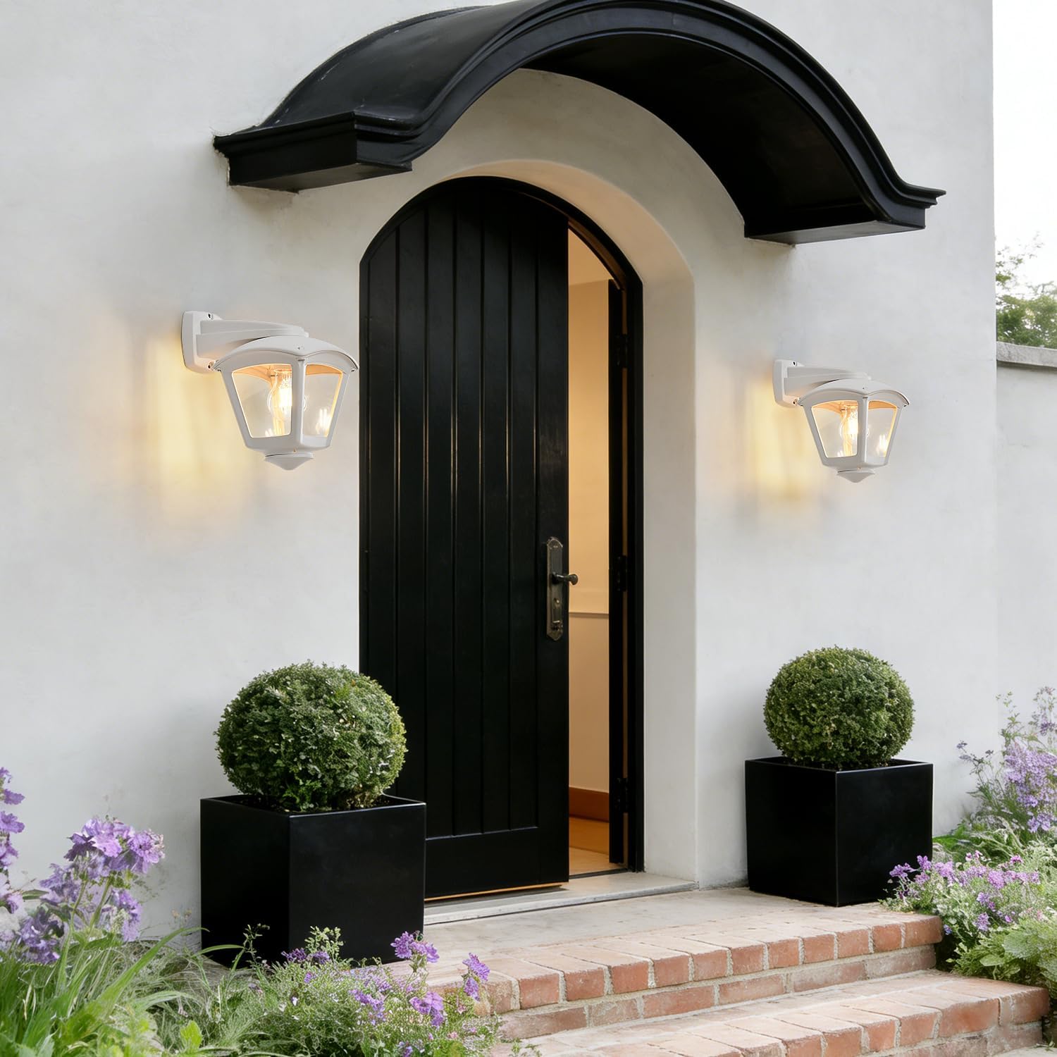 Modern Outdoor Wall Lantern - Waterproof E27 Sconce Light - The Outdoor Furniture Market 