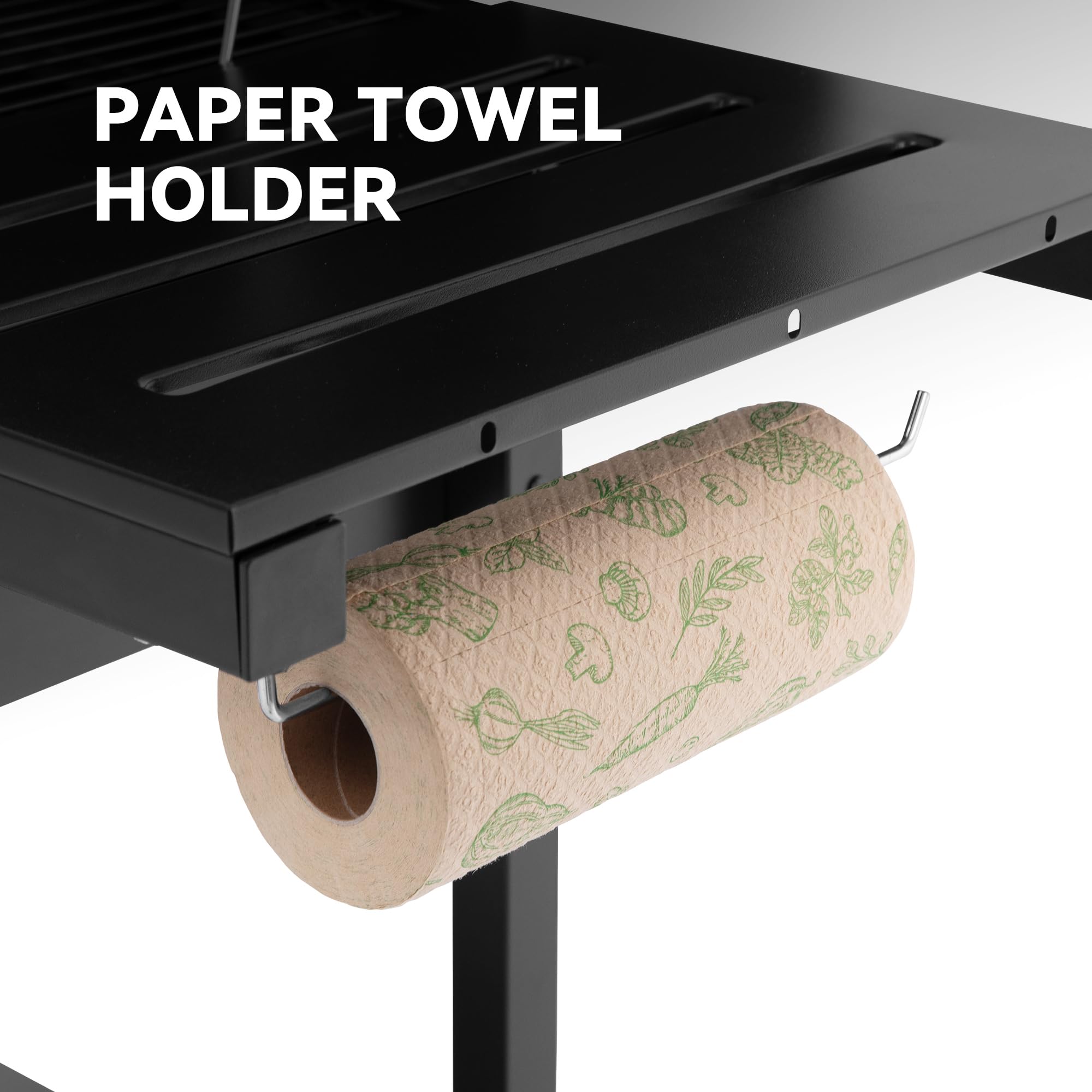 Royal Gourmet 719 sq.in Charcoal Grill with Adjustable Pan & Collapsible Tables