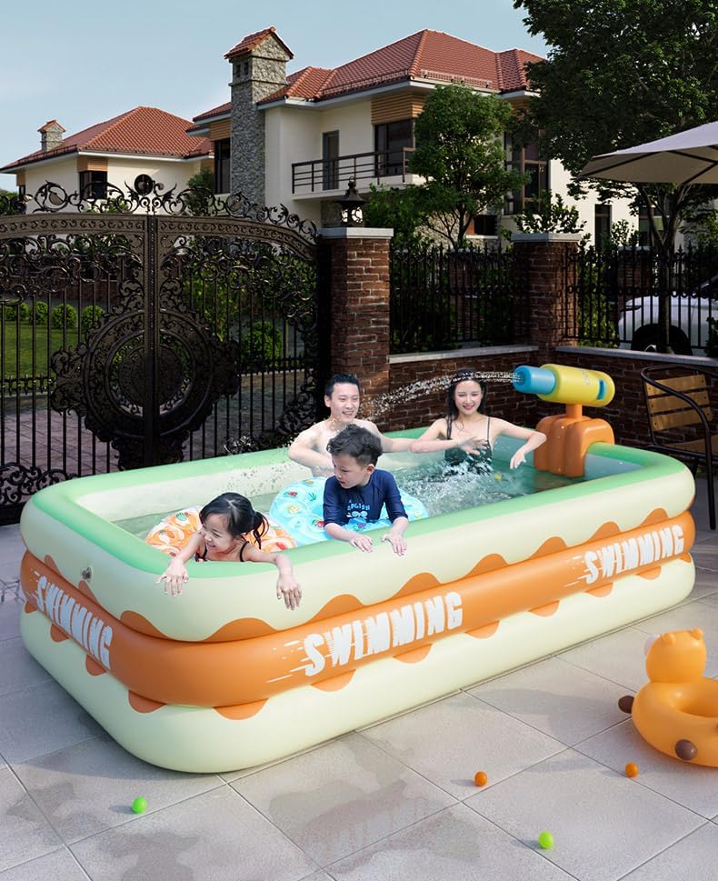 Inflatable Pool 210cm - Simple Family Pool - The Outdoor Furniture Market 