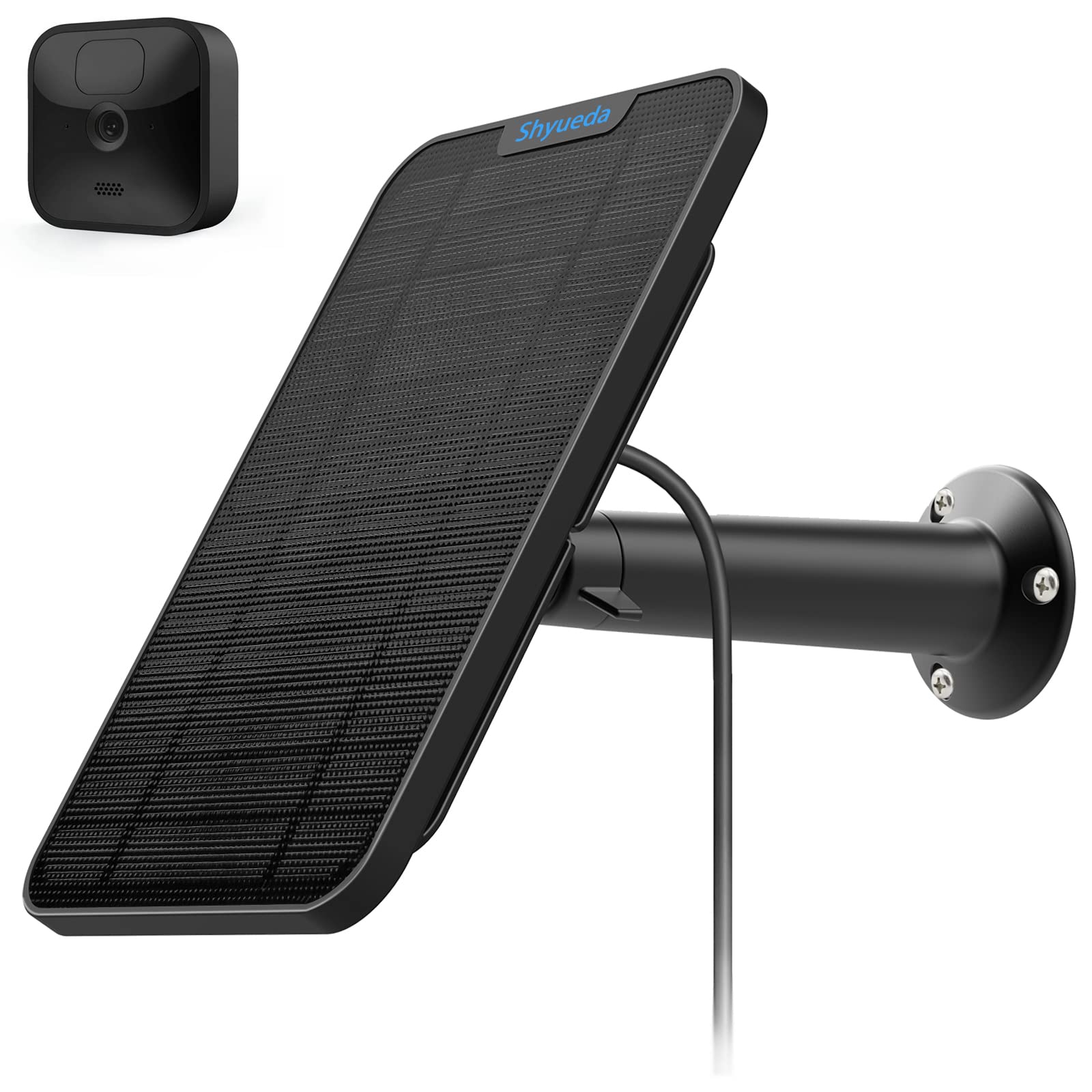 Solar Panel Charger for Blink Camera - 4W Weatherproof with 4m Cable (3-Pack) - The Outdoor Furniture Market 