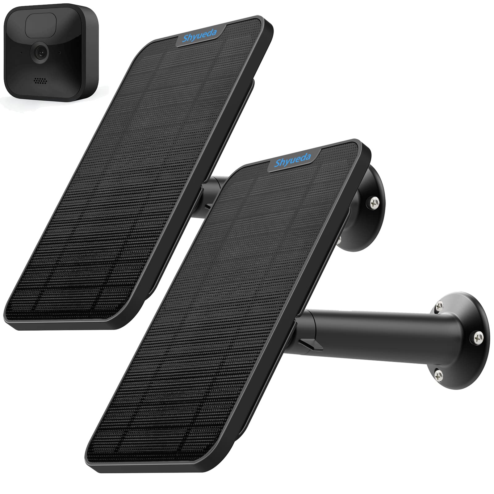 Solar Panel Charger for Blink Camera - 4W Weatherproof with 4m Cable (3-Pack) - The Outdoor Furniture Market 