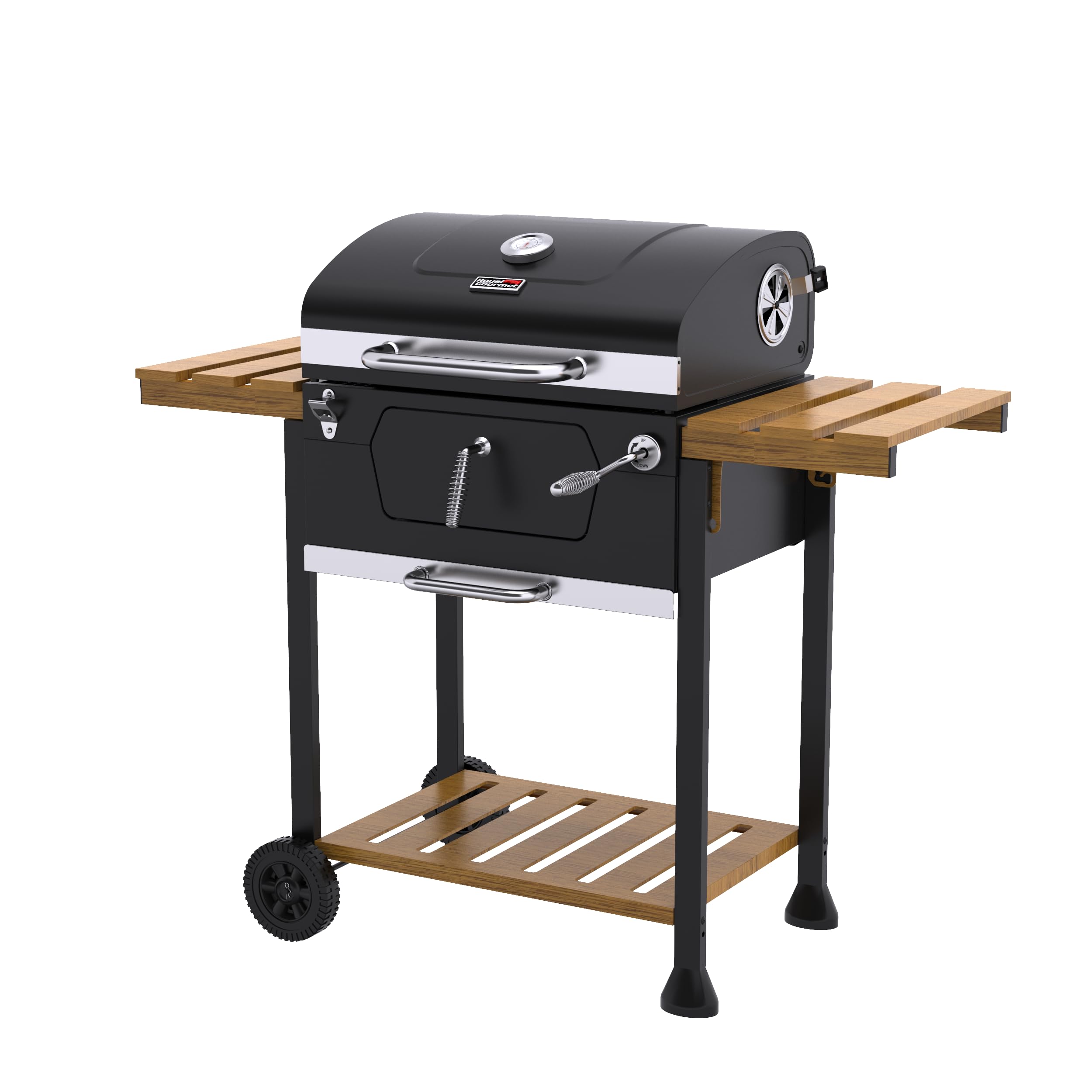 Royal Gourmet CD1824M 24" Charcoal Grill with Folding Side Trays
