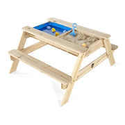 Surfside 3-in-1 Sand & Water Table with Parasol - Wooden Outdoor Play - The Outdoor Furniture Market 