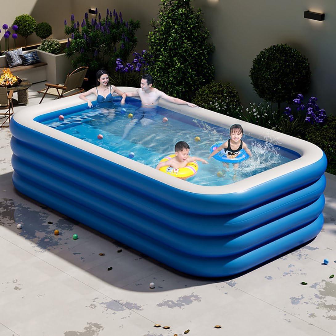 Autoysur Tiny Inflatable Pool 150cm - Baby & Toddler Pool 3-Layer - The Outdoor Furniture Market 