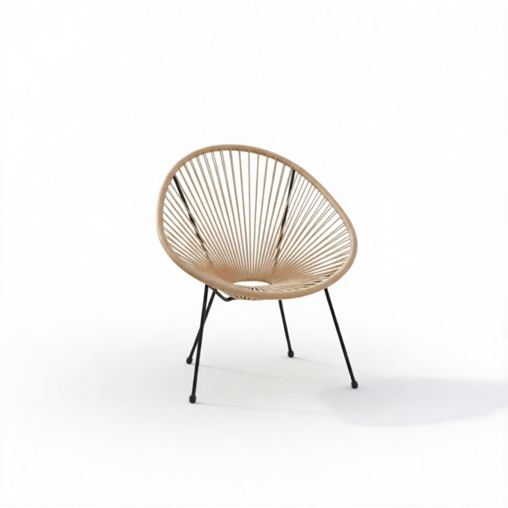 Boho Outdoor Patio Set – 3-Piece Lounge Collection with Glass Table | Casa Fiora