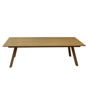 Modern wooden outdoor dining table from The Outdoor Furniture Market