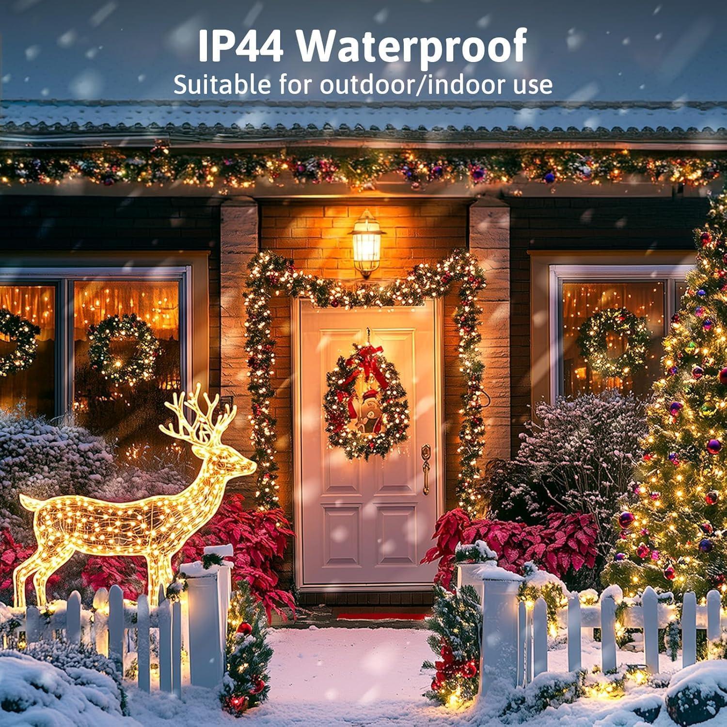 33FT LED Fairy String Lights - Battery Operated with Remote & Timer - The Outdoor Furniture Market 