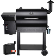 Z GRILLS 8-in-1 Wood Pellet Grill & Smoker with Auto Temperature Control