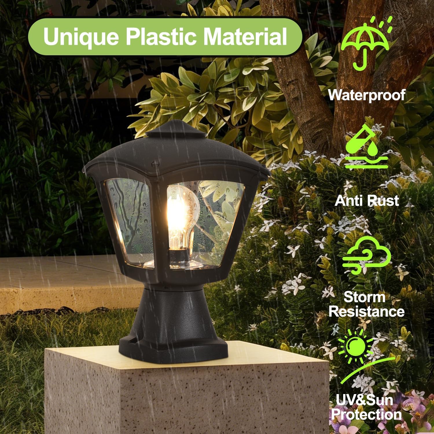 Modern Outdoor Wall Lantern - Waterproof E27 Sconce Light - The Outdoor Furniture Market 