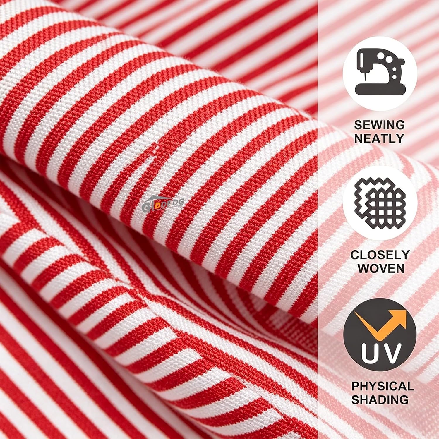 3m Replacement Outdoor Umbrella Canopy | 8-Rib | UPF 30+ Waterproof | Multiple Colours