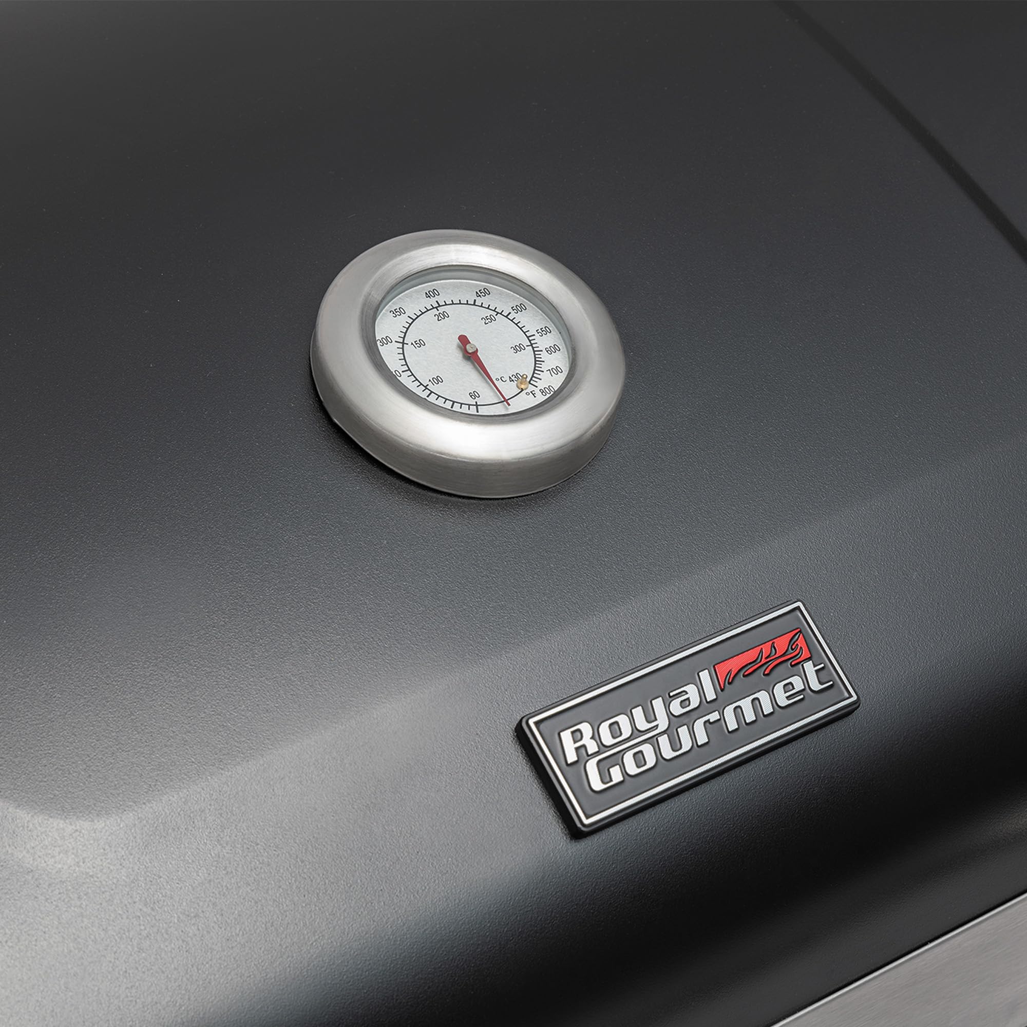 Royal Gourmet CD1824M 24" Charcoal Grill with Folding Side Trays