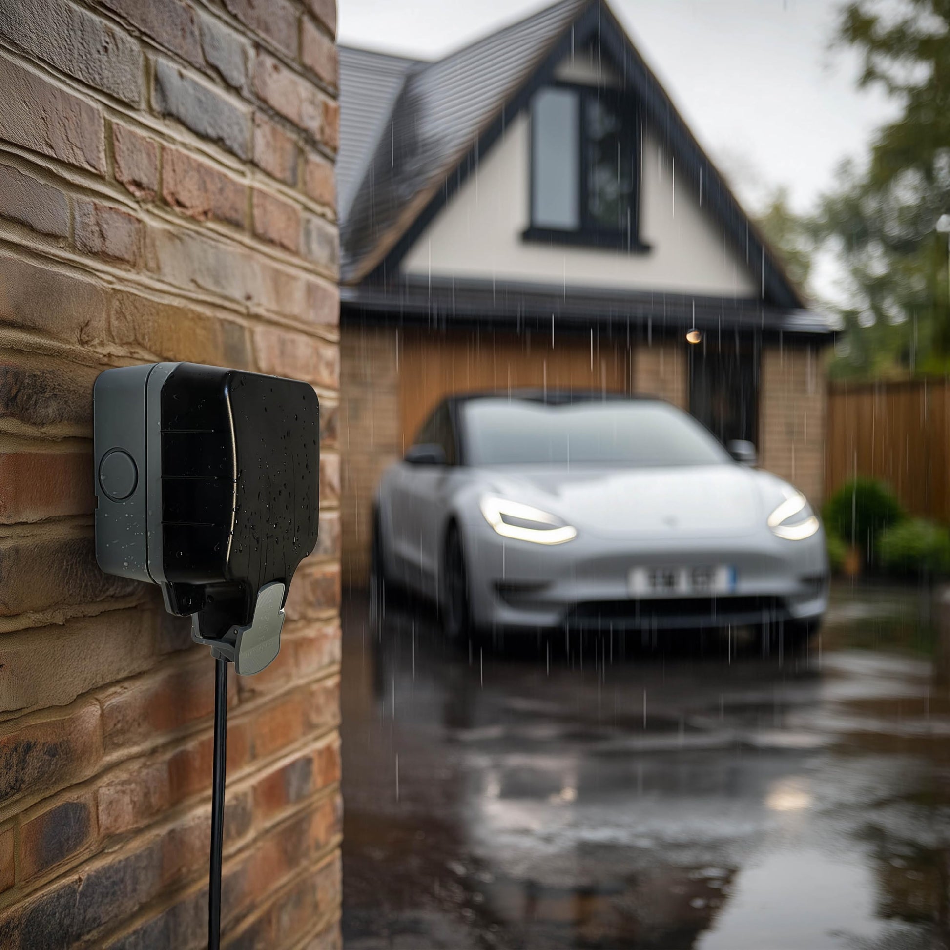 Weatherproof Outdoor Power Socket - IP66 Rated 13A - The Outdoor Furniture Market 