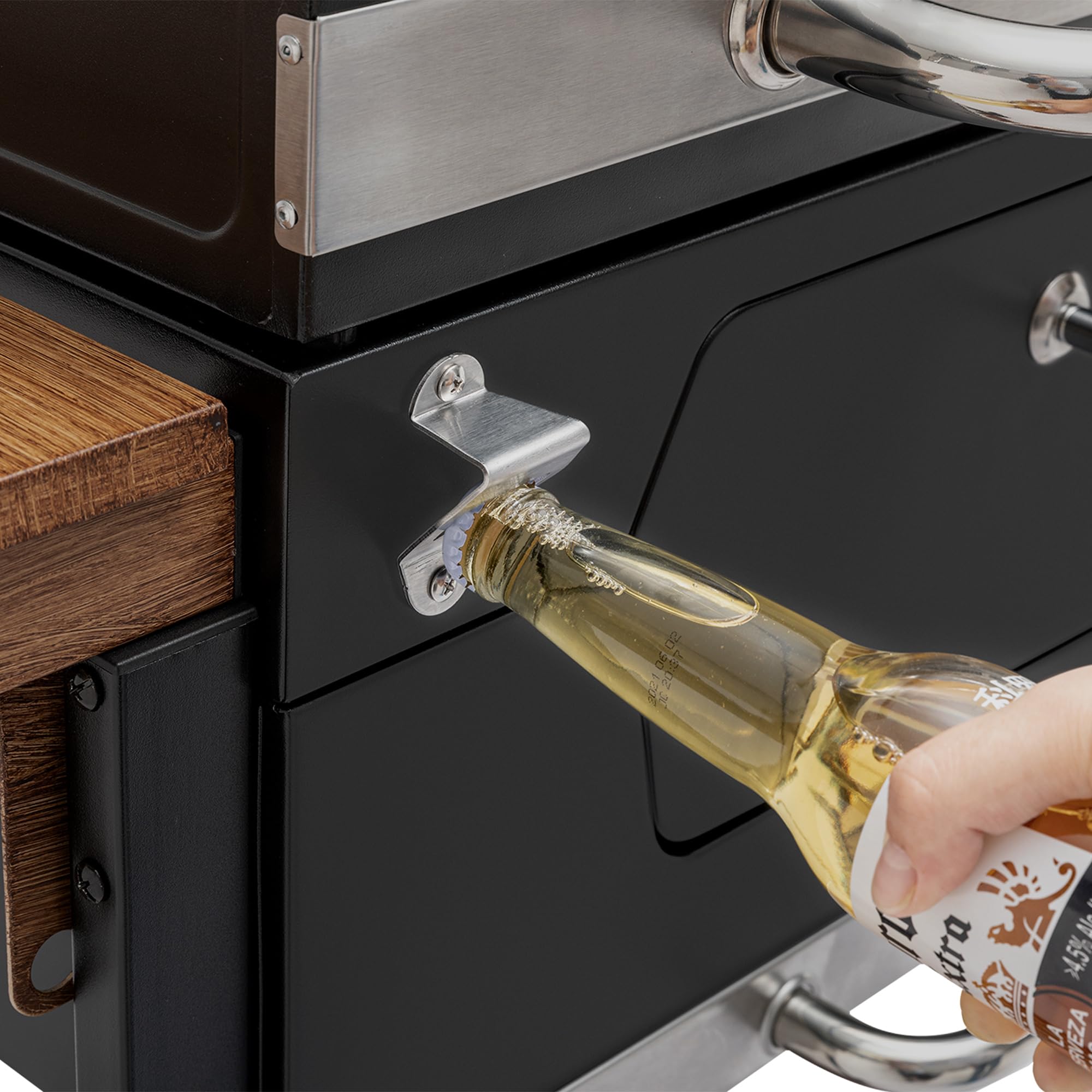 Royal Gourmet CD1824M 24" Charcoal Grill with Folding Side Trays