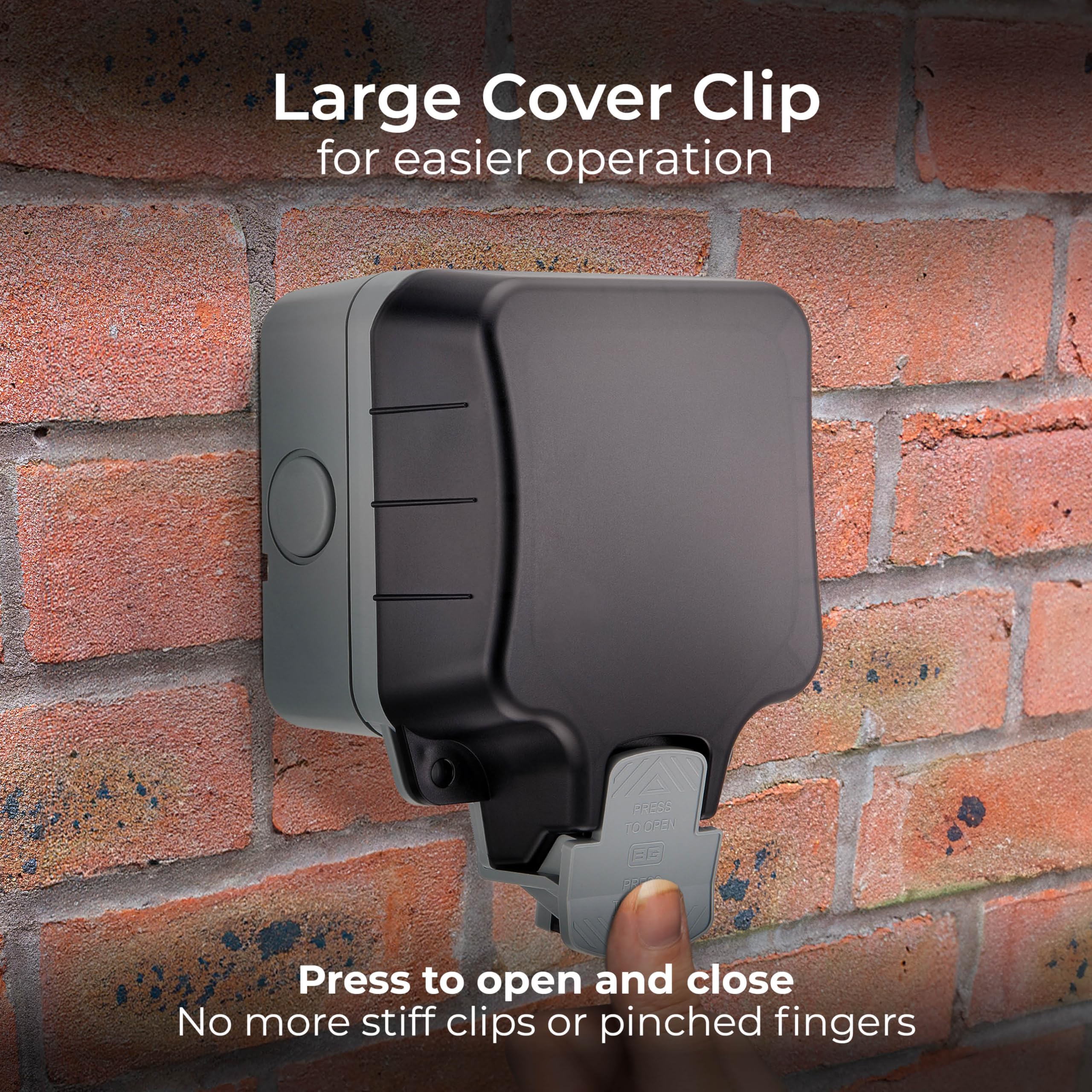 Weatherproof Outdoor Power Socket - IP66 Rated 13A - The Outdoor Furniture Market 