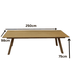 Modern aluminum dining table for 8, durable outdoor dining set by The Outdoor Furniture Market, featuring sleek design and sturdy construction.