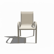 Aluminum outdoor bistro chair from The Outdoor Furniture Market, waterproof and weather-resistant for patio or garden use.