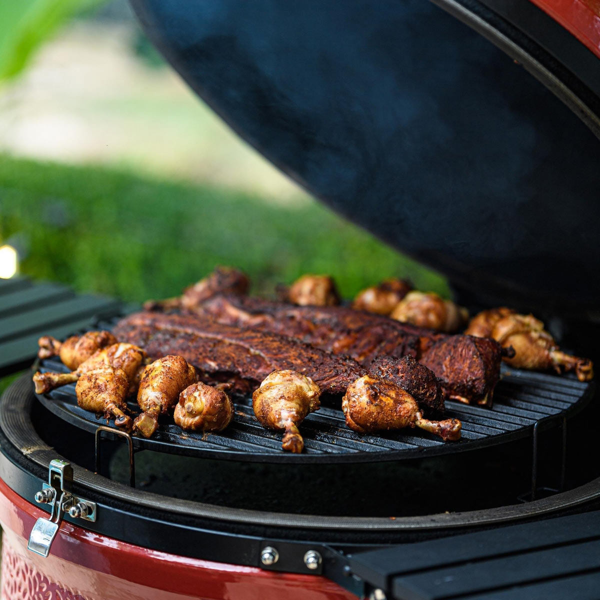 Kamado Joe Big Joe II Charcoal Grill | 24-Inch | With Cart & Side Shelves