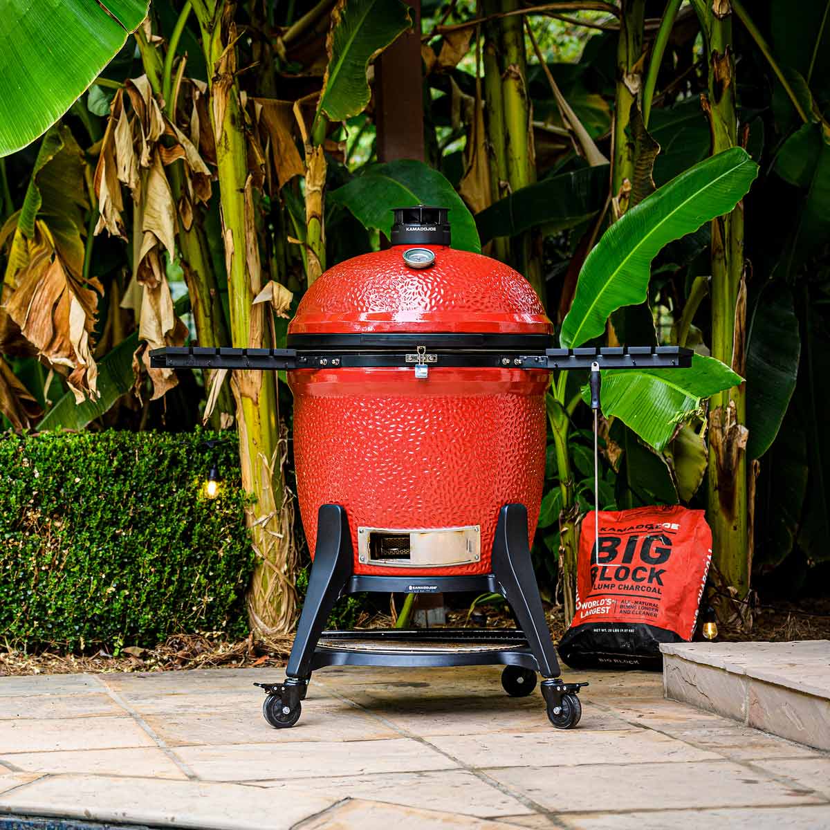 Kamado Joe Big Joe III Charcoal Grill | 24-Inch | With Cart & Side Shelves