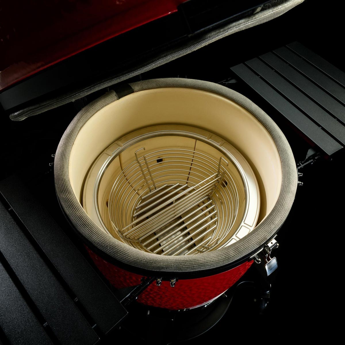 Kamado Joe Big Joe III Charcoal Grill | 24-Inch | With Cart & Side Shelves