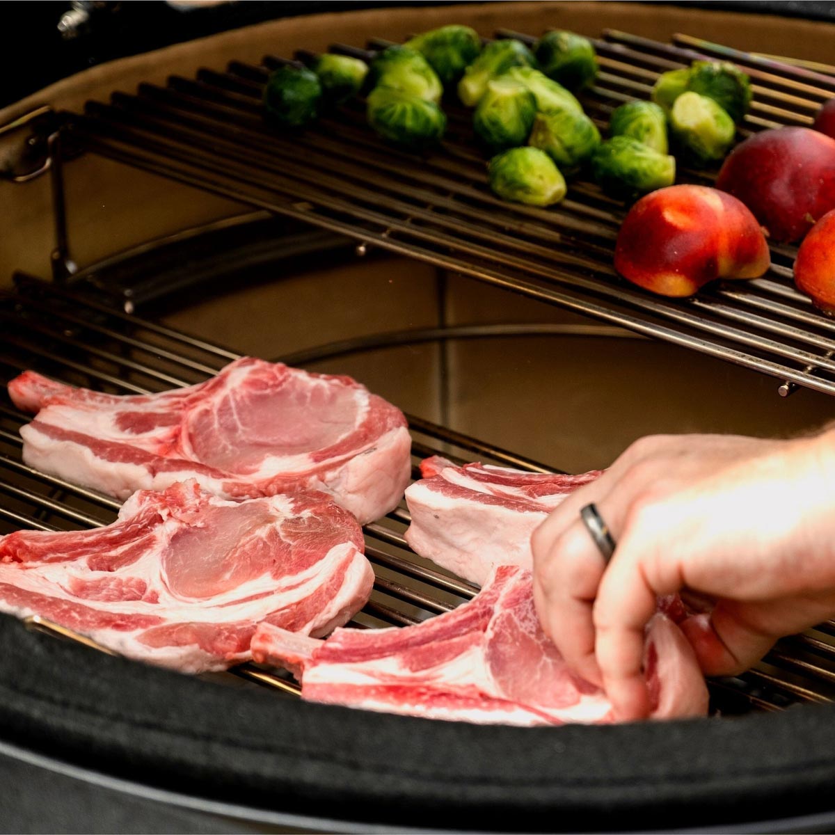 Kamado Joe Classic Joe I Charcoal Grill | 18-Inch | With Cart & Side Shelves