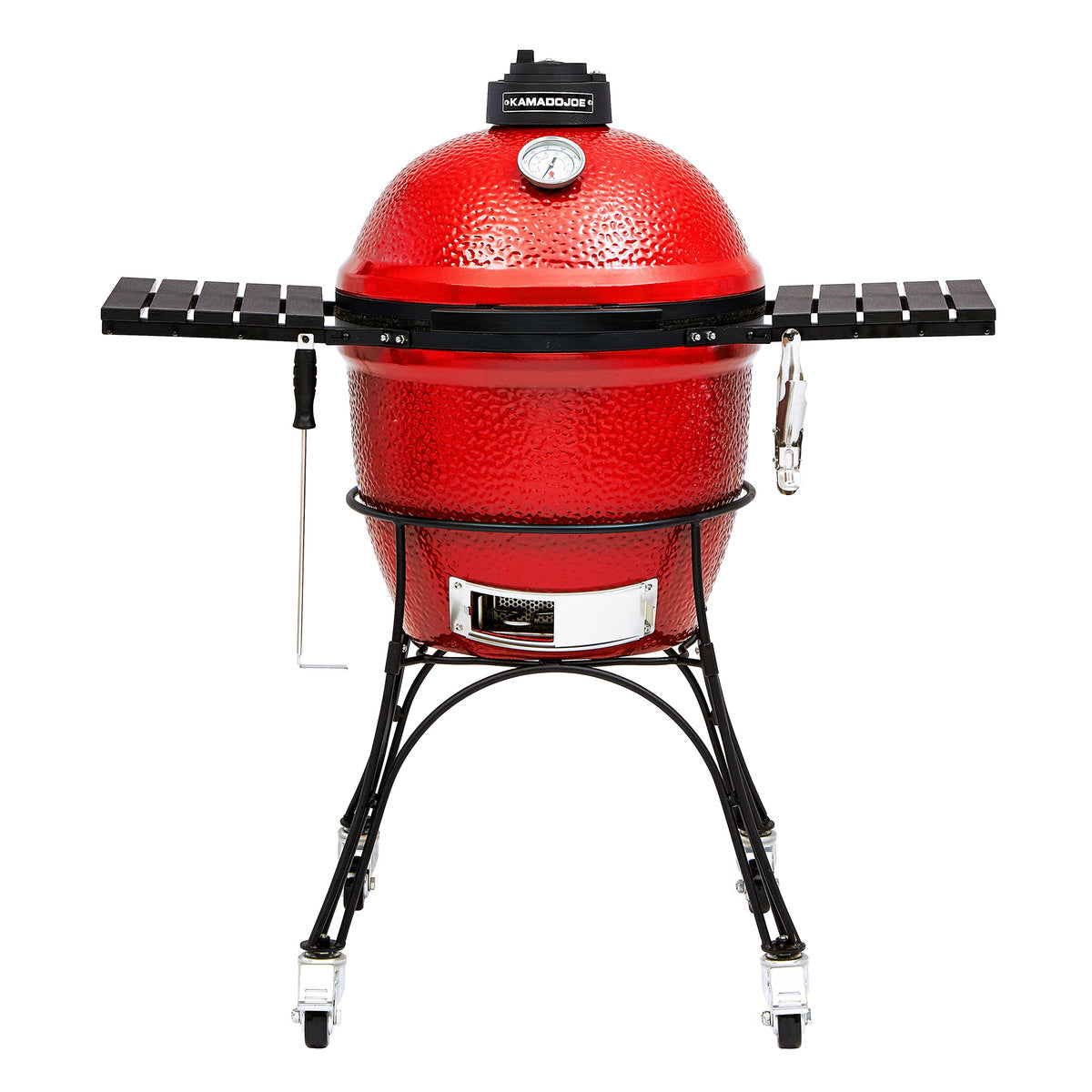 Kamado Joe Classic Joe I Charcoal Grill | 18-Inch | With Cart & Side Shelves