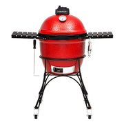 Kamado Joe Classic Joe I Charcoal Grill | 18-Inch | With Cart & Side Shelves