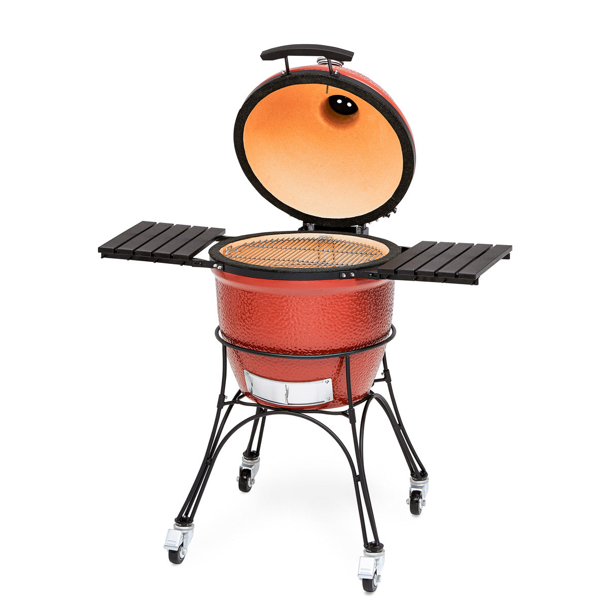 Kamado Joe Classic Joe I Charcoal Grill | 18-Inch | With Cart & Side Shelves