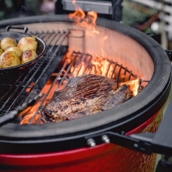 Kamado Joe Classic Joe II Charcoal Grill | 18-Inch | With Stand & Cart